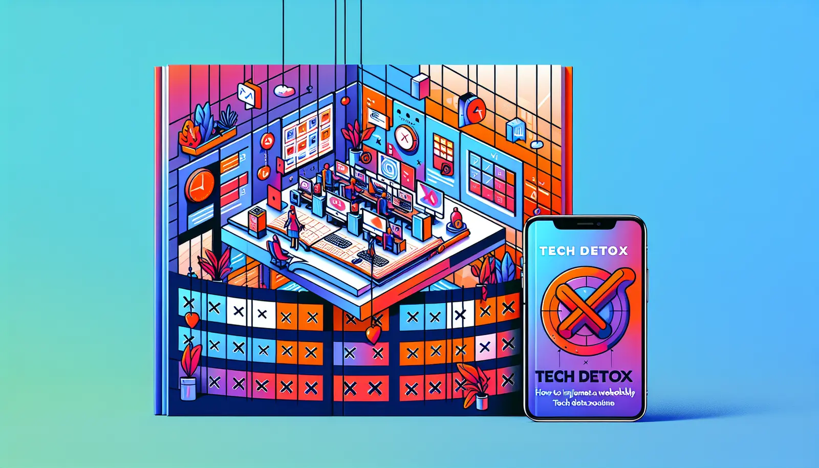 Cover for How to Implement a Weekly Tech Detox Routine for a Healthier Life